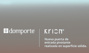 Puerta pivotante Krion Domporte